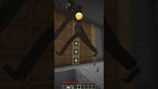 Found Hidden Doors vs Leading Emoji Reaction #meme #shorts #minecraft