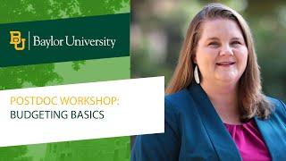 Postdoc Workshop | Budgeting Basics