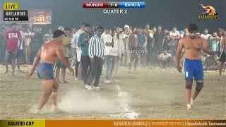 MUNDRI V/s BAHU A Quater Match AT KATLAHERI KABADDI CUP