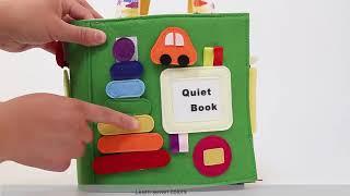 Montessori Baby Toys Toddler Busy Book Felt Baby Quiet Book