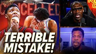 Unc & Iso Joe REACT to Ace Bailey CANCELING on the Sixers: Why this is a MISTAKE! | Nightcap
