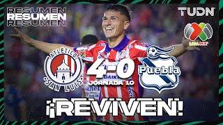 HIGHLIGHTS | Atlético de San Luis 4-0 Puebla  | CL2024 - Liga Mx J10 | TUDN