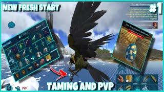 ||ARK MOBILE|| NEW FRESH START PVXC #1 - TAMING AND PVP - DOMANDO E PVP