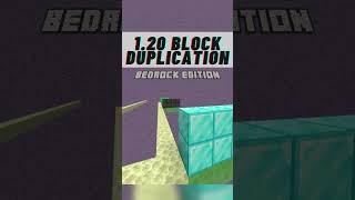 Minecraft Bedrock Any Item Duplication Glitch [Bedrock 1.20.15] #shorts