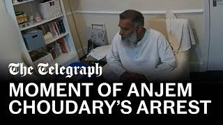 Moment Anjem Choudary arrested as preacher found guilty of directing terrorism