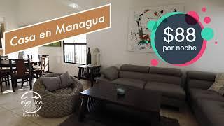 CASA EN MANAGUA NICARAGUA  $88 POR NOCHE TRIPP INN