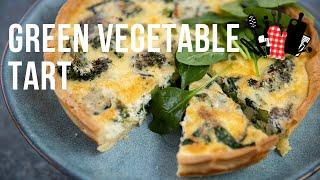 Green Vegetable Tart | Everyday Gourmet S11 Ep74