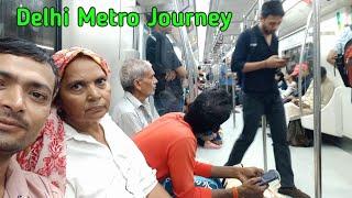 Delhi Journey || First Metro Journey by Mom ||Anujsirvlogs