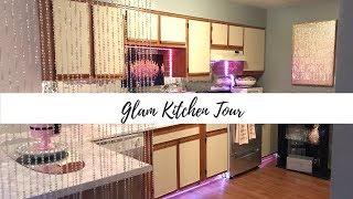 Glam Kitchen Tour How to's|Diys| Design Inspiration| Renter FriendlyKitchen