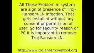 Troj-Ransom-LN : Delete Troj-Ransom-LN in hassle free way