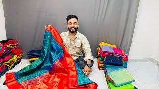 Soft silk fancy silk  collection #yeolalive paithani by shubham khanapure