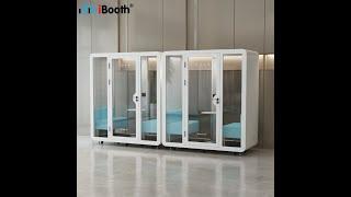 Portable Soundproof Eco-friendly Working Meeting Pod Acoustic Booth