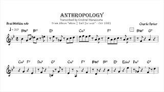 Brad Mehldau - Anthropology (transcription)