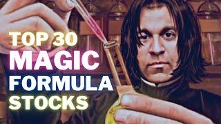 Magic Formula Investing | 30% Returns | Magic Formula Stock Screener for India | Joel Greenblatt