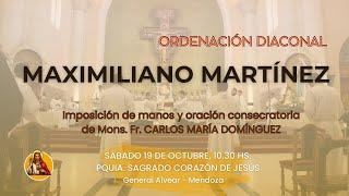 Misa ordenación diaconal  19  de OCTUBRE - Pquia. Sagrado Corazón de Jesús - Gral. Alvear, Mendoza