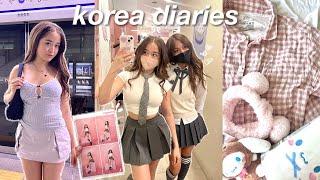 KOREA DIARIES: cafe hopping, hongdae shopping + thrifting, eating good, gwangjang market, &cute haul