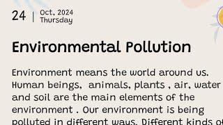 #environmentalpollution @englishwithazim