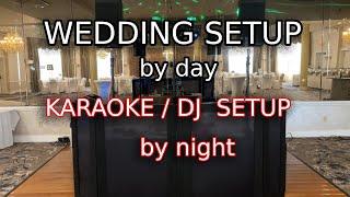 Dual DJ Event Setup - Blog. Wedding in the afternoon and Karaoke Dj at night .