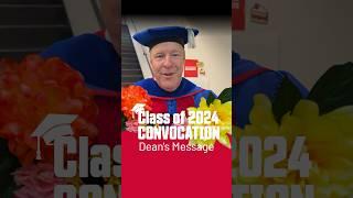 Congrats from Dean Dan Laitsch! – #SFU Faculty of Education Convocation 2024 #education