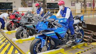 Inside Massive Japanese Factory Building Powerful Yamaha Bikes from Scratch