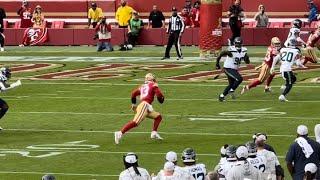 49ers Brock Purdy rushes it in for six vs Seahawks