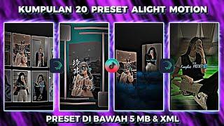 Kumpulan 20 Preset Base Alight Motion Jedag Jedug Viral Tiktok Terbaru 2023 | Dibawah 5mb & Xml