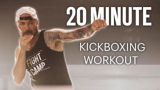 20 MIN HIIT CARDIO KICKBOXING WORKOUT | Fat Burning | At Home