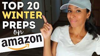 20 Winter Survival Prepping Supplies from Amazon! (Must-Have)