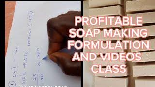 PROFITABLE SOAP MAKING FORMULATION #soap #soapmaking # profit #viral