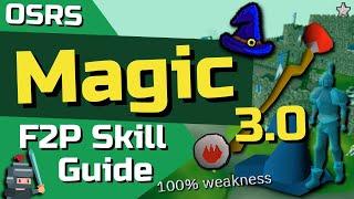 1-99 F2P Magic Guide 3.0 - OSRS F2P Skill Guide (Ironman Friendly)