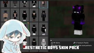 128x128 Minecraft aesthetic boys skins 1.19+