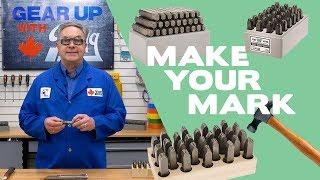 Label Metal Easily with C.H. Hanson Marking Stamps  - Gear Up With Gregg's