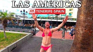 TENERIFE - PLAYA DE LAS AMÉRICAS | Temperatures Drop  4K Walk ● December 2024