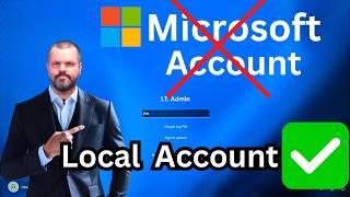 Use Windows 11 WITHOUT a Microsoft account