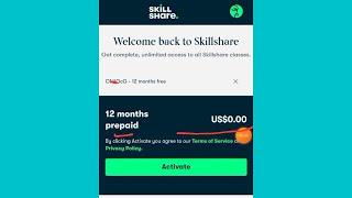 How to get skillshare free for 12 months no cc required| FAATU