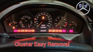 Mercedes Instrument Cluster Removal (Easiest Method)