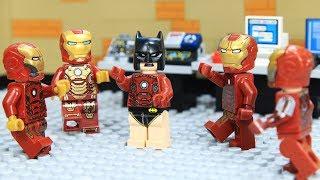 Lego IRON MAN's ARMOR was Stolen by BATMAN