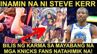 BILIS ng KARMA sa Knicks Fans! | Kerr INAMIN na Di Gagamitin si Kuminga
