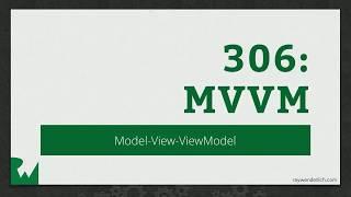 MVVM in Practice - RWDevCon Session - raywenderlich.com