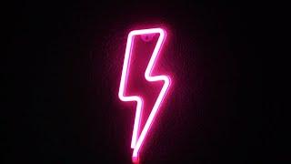 Lumoonosity Pink Lightning Bolt Neon Sign Review!