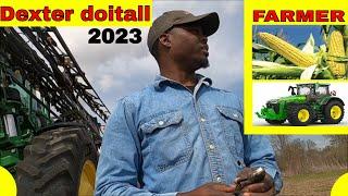 Dexter doitall Farmer Planting Corn 2023