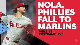 Aaron Nola, Phillies struggle in 9-5 loss to Miami Marlins | Phillies Postgame Live