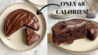 Entire Chocolate Cake for 270 Calories! | healthy & low calorie chocolate cake