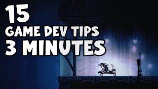 15 Simple Game Dev Tips to Help You Succeed (3 Minutes)