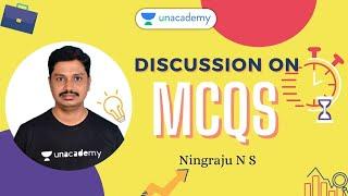 Discussion on MCQS | FDA/SDA/PSI/PC/KAS | Ningraju N S