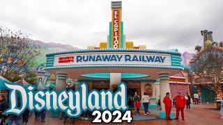 Mickey & Minnie's Runaway Railway 2024 - Disneyland Ride [4K60 POV]