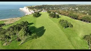 Golf d'Etretat   drone aerial video   Etretat   Hole#18