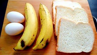 I Combine Egg With Banana And Make This Amazing Tasty Recipe. Easy Banana Cake Recipe