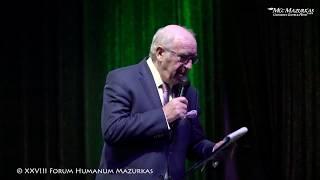 XXVIII FHMazurkas- Andrzej Bartkowski cytuje słowa "Hej sokoły" Tomasza Padury