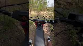 Riding on a trail #trail #surronster #electricdirtbike #ebike #surron